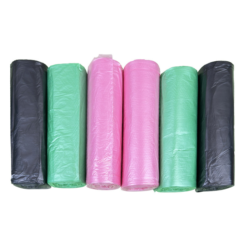 使い捨てゴミ袋家庭用厚手平口点断式45*50キッチンリビングカラービニール袋卸売り|undefined