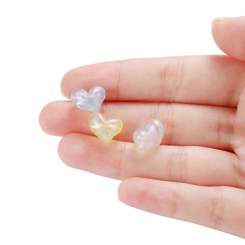 Acrylic Pearlescent Star Mermaid Pumpkin Ball Beads Love Beads DIY Jewelry Accessories Sequin Star Separator Beads