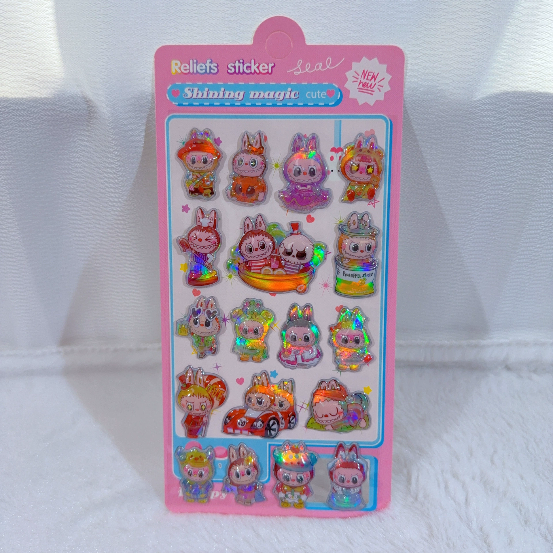 Children's three dimensional sticker, stickers, phone case, 3D