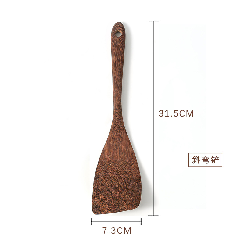 닭 날개 나무 비스듬한 곡선 삽 (31.5cm * 7.3cm)
