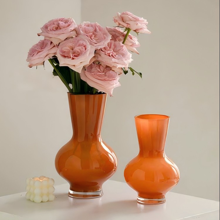 Decoración creativa de suelo sala de estar gran vaso de vidrio ligero de lujo nórdico vertical decoración de vasos de flores hidropónicas