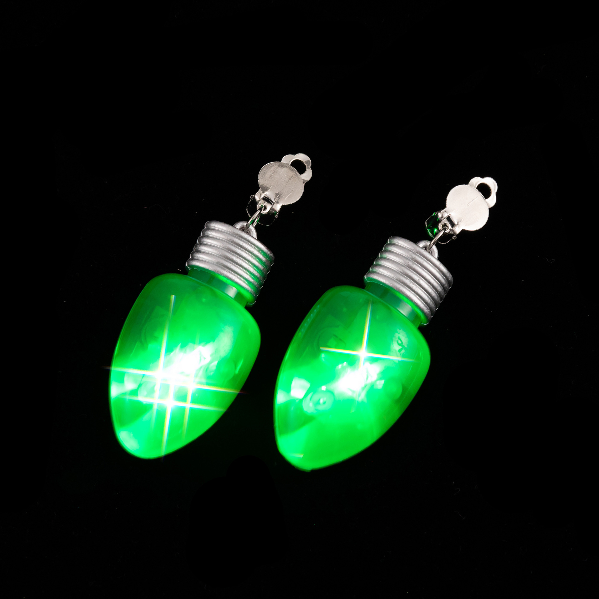 18g Weight Drop Earrings Classification 1 Pair Quantity Festival Occasion Plastic Material Christmas Festival Christmas Tree, Santa Claus Pattern Women'S Gender Fashion Style Fashion Christmas Tree Santa Claus Plastic Women's Drop Earrings 1 Pair 28