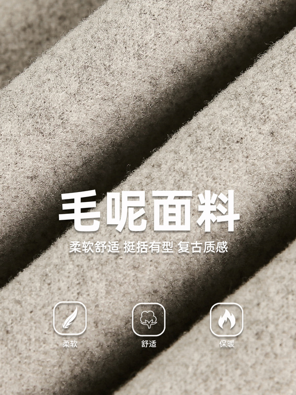 老钱风商务毛呢夹克男秋冬新款短宽廓形加厚保暖通勤潮牌休闲外套|undefined