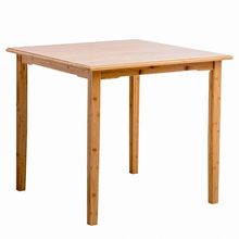o%加厚楠竹四方桌简约餐桌简易的小吃饭桌子正方形写字学习实木家