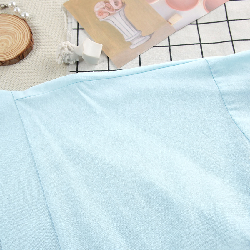 413g Weight Long Sleeve Sleeve Length Pajamas Lingerie Type Cotton Fabric Type Short Top Length Shorts Sets Sets Type 3 Pieces Set Quantity Home, Outdoor Occasion Halter Neck Neckline Breathable Function Regular Fit Fit Type Solid Color Pattern Summer, Spring Season Women's Gender Simple Style Style Home Outdoor Women's Simple Style Solid Color Cotton Shorts Sets Pajama Sets 8