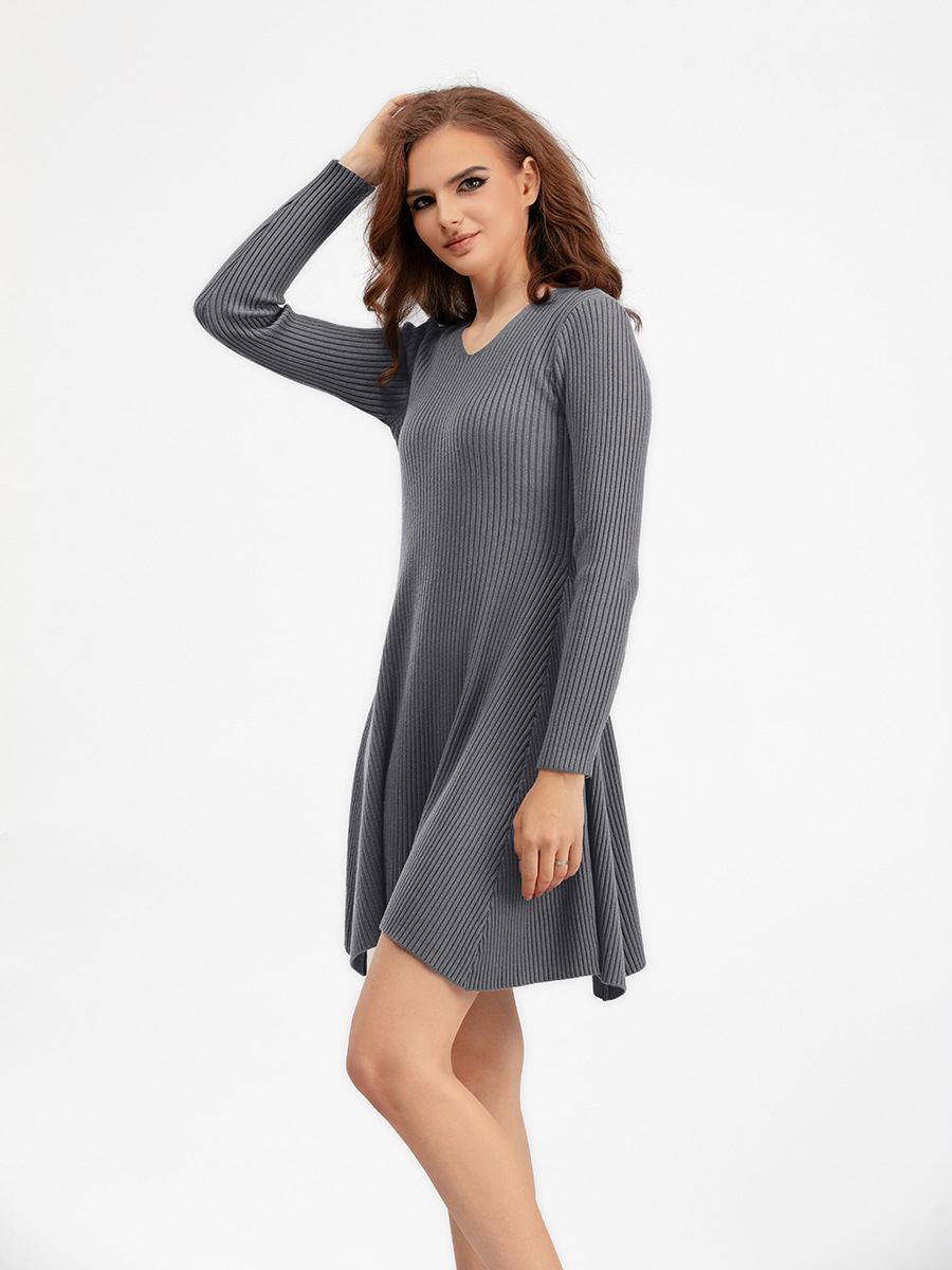 Gonna in maglia da donna, gonna a trapezio, gonna a vita media, gonna a trapezio, gonna a vita alta, gonna a trapezio ..._voghion.com