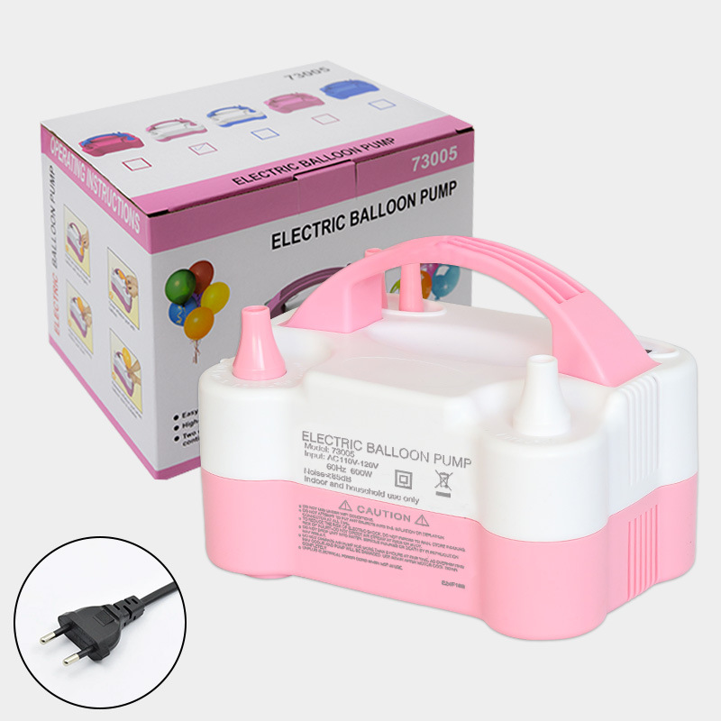 73005 Bomba de aire eléctrica Bomba de aire clásica Bomba de aire de doble orificio Amazon máquina de globo transfronteriza