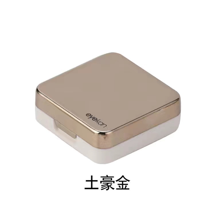 Comercio exterior Kaida caja de lentes de contacto caja de doble pareja K1520 lente de contacto caja de lentes de contacto de color de almacenamiento en stock