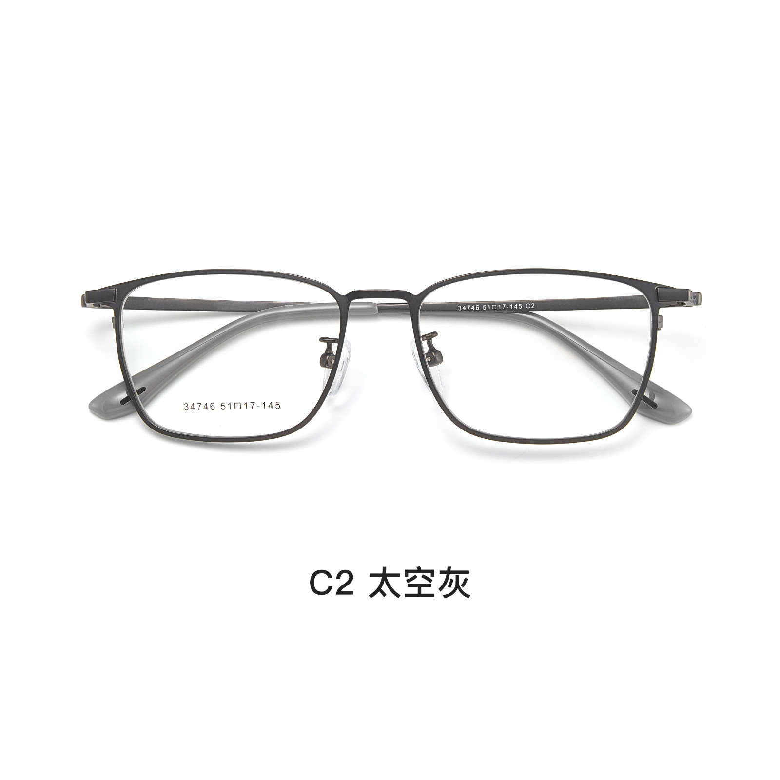 Inglés estilo de negocios hombre estereoscópico marco de gafas aleación vacío IP chapado no desvanecer marco de gafas al por mayor gafas