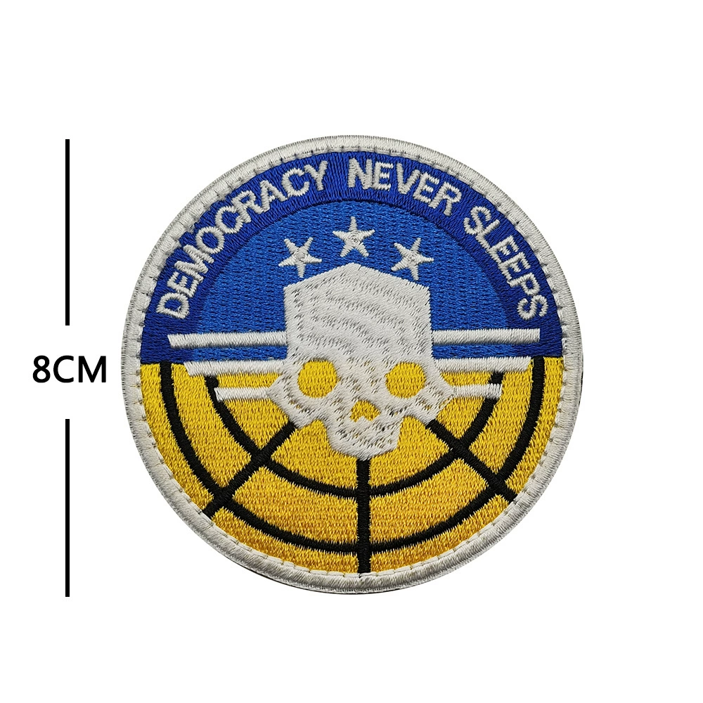 Taizheng Cross-border Hell Halite 2 Dives Embroidery File Magic Badge Hell Divers 2 Patch