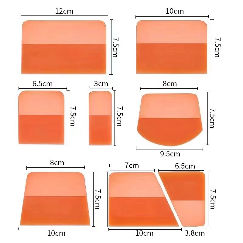 Invisible Car Film, Qìchē Car cleaning tools - cygtz-08-orange-eight-piece-set