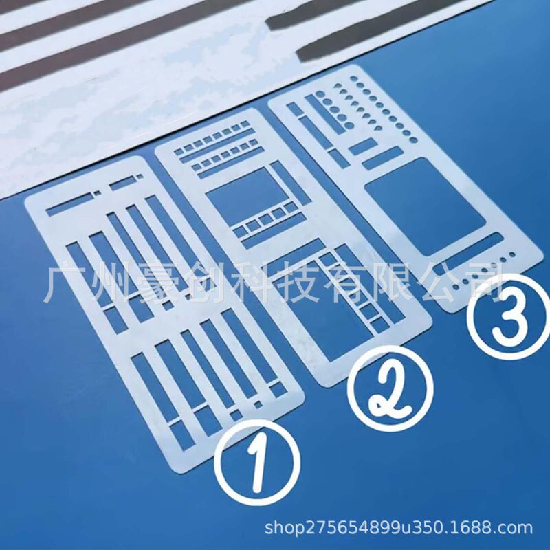 独立站新品Handmade Flexible Record Template 灵活记录模板尺子|undefined