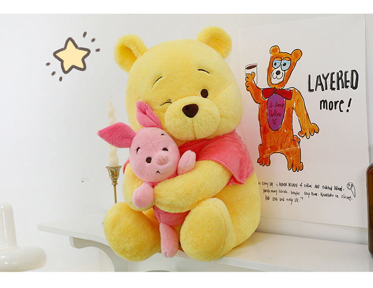 Plush Winnie the Pooh Doll for Sleeping, Pillow, Bed Companion, Stuffed Winnie the Pooh Doll