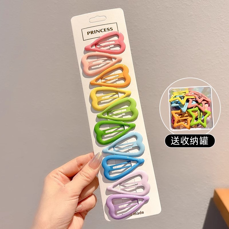 Clip de color BBQ mar de lado estrellas clip de cabello de cabeza de mujer clip de cabello tocado clip de cabello