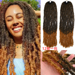 12�����Q�������hᘼٰl�K�p�ӰlButterfly Locs Crochet Hair