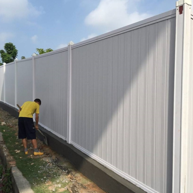 工厂直供PVC围挡道路隔离围挡建筑施工市政工程夹芯 阻燃围墙护栏