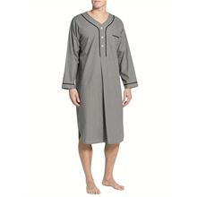 N 73305 Thin Solid Color Men's Sleepwear ��ɫ��ʿ˯��