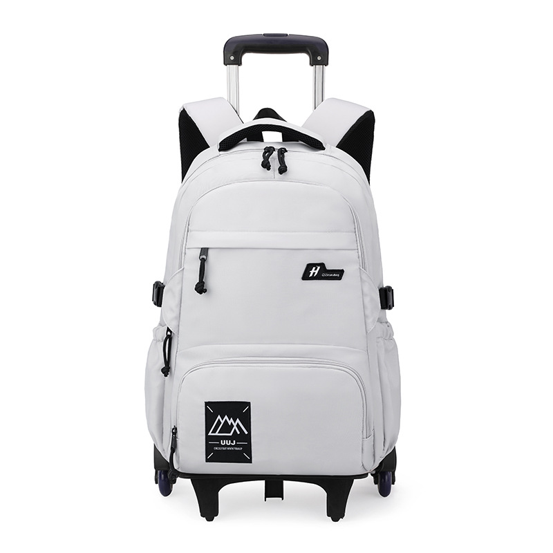 Bolsa de tirón de estudiantes, caja de tirón de niños, mochila de hombro de la escuela primaria con ruedas, bolsa de tirón de la escuela secundaria, escalada de gran capacidad