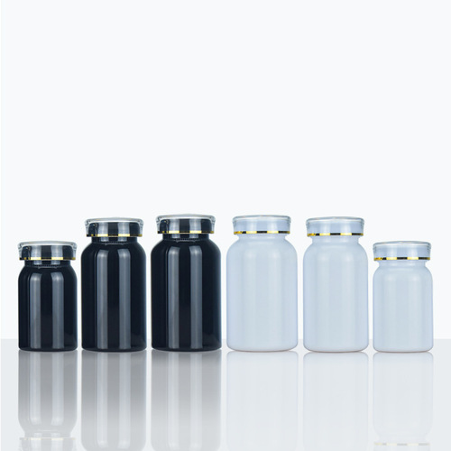 225MLpet plastic bottle, health product bottle, medicine bottle, high-end capsule bottle, maca ganoderma powder dispensing bottle