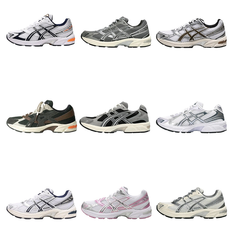 Putian Shoes New Arthur Gel-1130 Series Retro Casual Shock Absorbing Anti-Slip Wear-Resistant Low-Top Sports Shoes Cross-Border