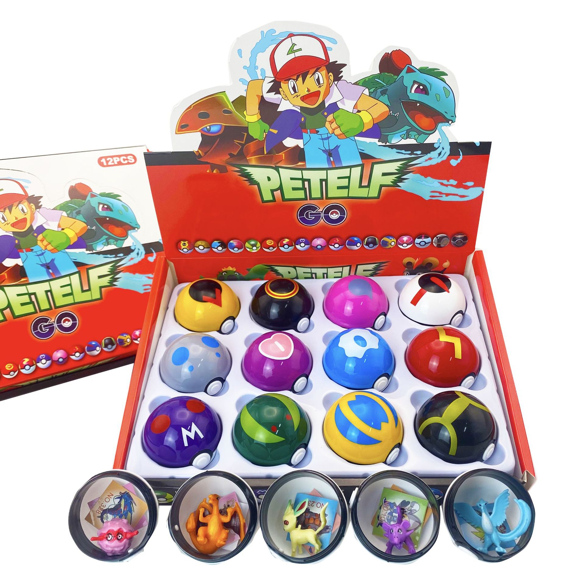 New Cross-Border 12Pc Ball Blind Box Series 5cm Ball Fairy Pocket Pet Figurine Anime Blind Box Collectible Toy
