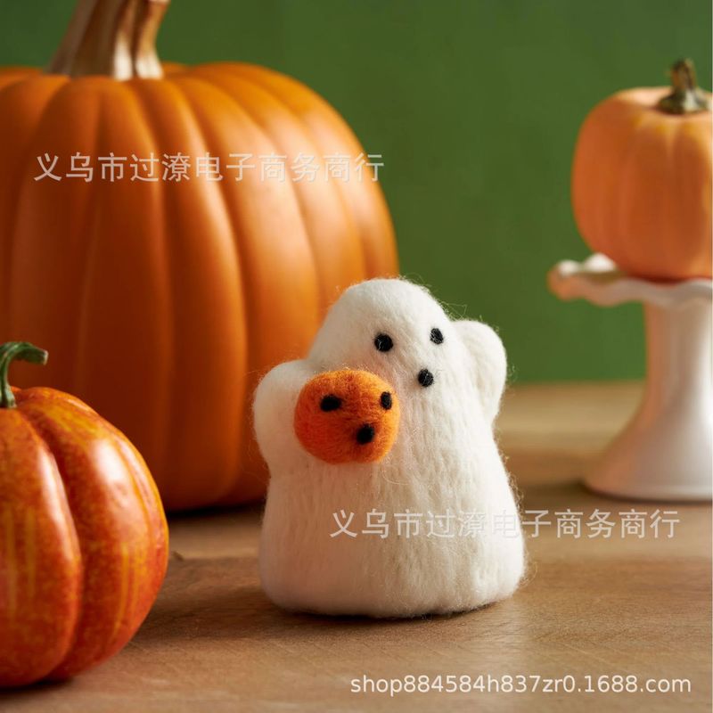 跨境创意 Felt Ghost Tabletop Decoration 南瓜幽灵毛毡装饰礼物|undefined