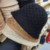 Straw breathable summer universal foldable bucket, sun protection