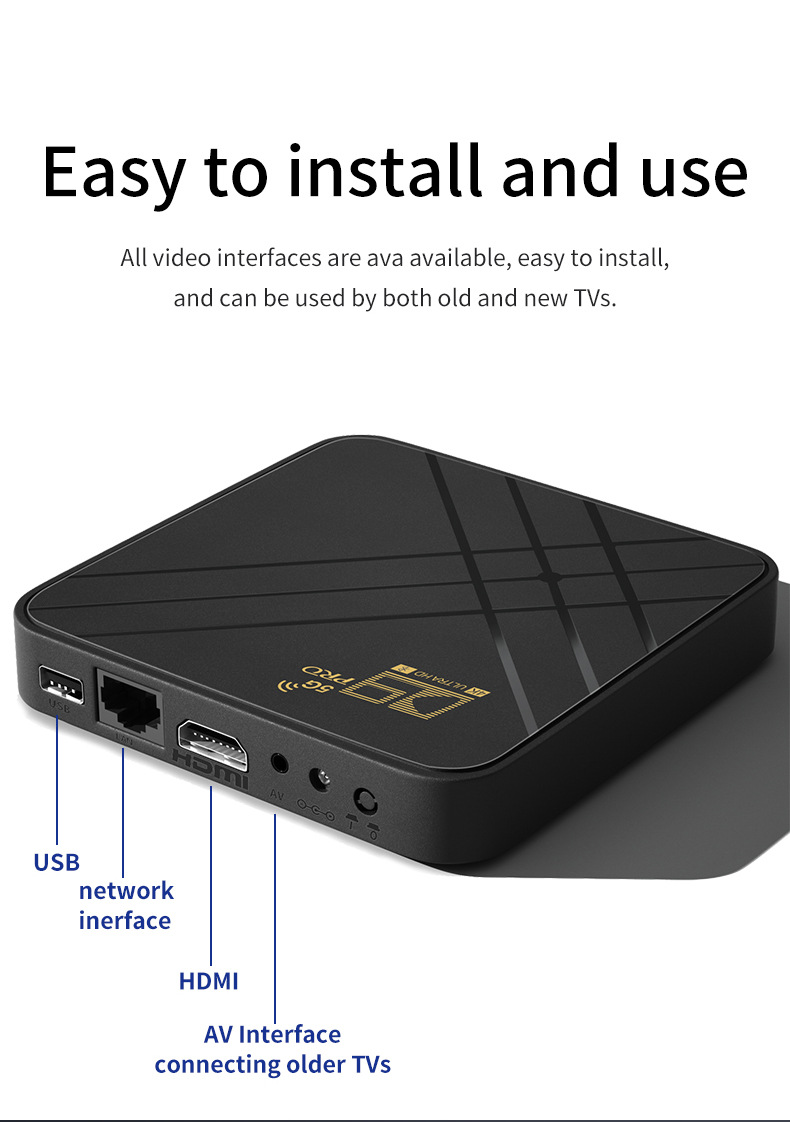 D9 PRO 5G Android TV Box Image 3