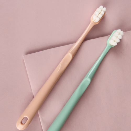 Yunrou Ten Thousand Hair Toothbrush Micron Super Soft Adult Household Adult Pregnant Women Toothbrush Confinement Soft Hair Special Manufacturer Wholesale