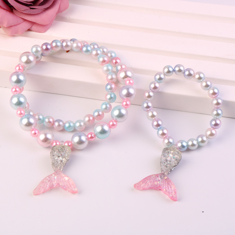 핑크 피쉬 테일 2 종 세트