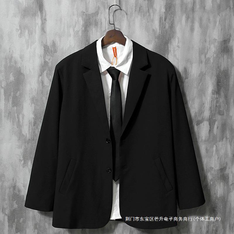Suit jacket men's suit Korean-style casual black small suit high-grade trendy top Ruan shuai single West dk uniform