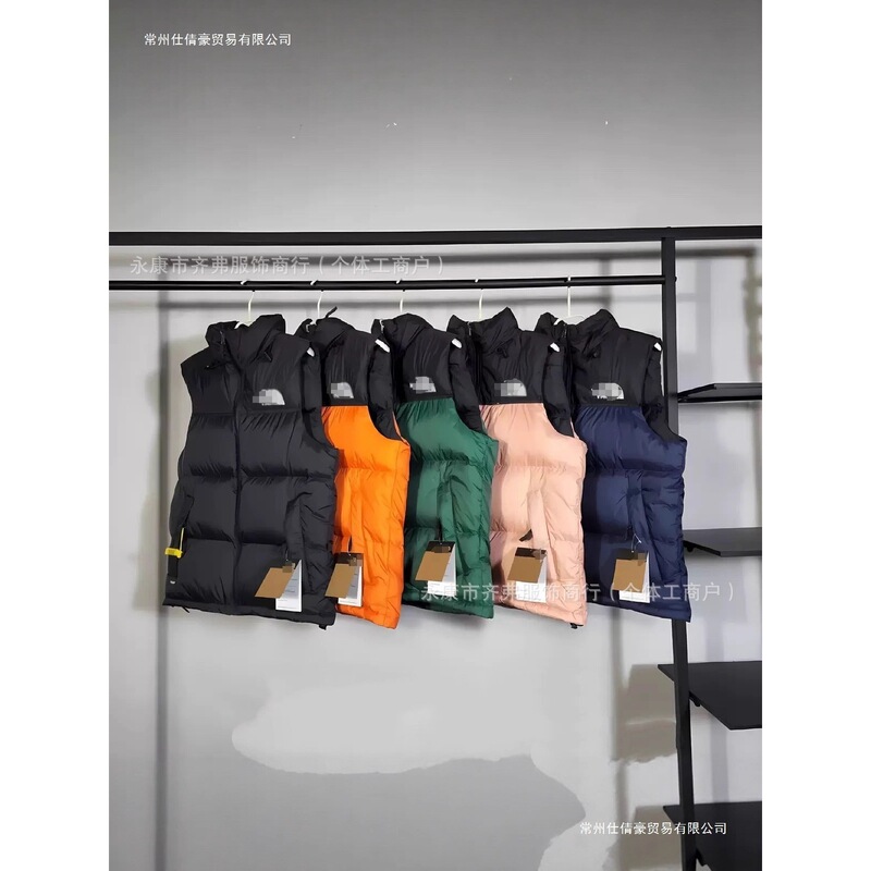 The North Face Vest 1996 Couple's Versatile Outdoor Thickened Warm Vest Jacket Unisex Casual Trendy Versatile