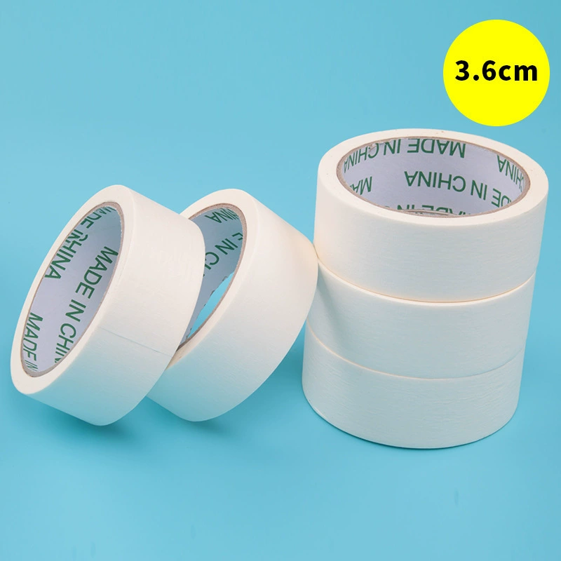 White paper tape for elementary school students, drawing apron, hair band, 20m
