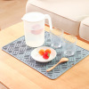 Silica gel big non-slip table table mat, waterproof drying rack, kitchen, anti-scald