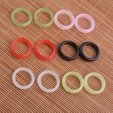 独特搭配层次感树脂仿玉跑环圆环手捻吊坠挂件流苏diy饰品材料