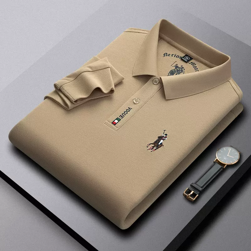 TUCANO/啄木鸟秋季现货新款刺绣纯棉长袖日常休闲时尚男polo衫