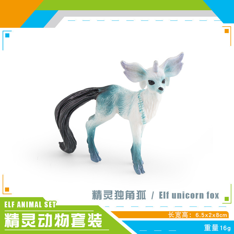 Juguete de plástico sólido de unicornio y Pegaso de tamaño mediano, modelo de simulación de cuento de hadas mítico, ideal para la venta transfronteriza en Amazon.