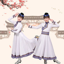 新款蒙古族儿童舞蹈服女少数民族蒙古风表演服少儿六一舞台演出服