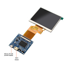 3.5寸320*240miniHDMI电脑显示器机箱副屏USB5V供电树莓派 显示屏