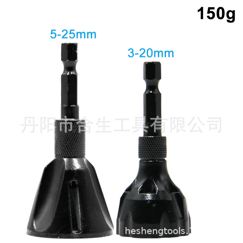 Desbarbado biselado dispositivo exterior redondo biselado cuchillo hilo filete recorte cuchillo tornillo recorte taladro perforación herramienta de eliminación