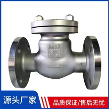 304/316L不锈钢旋启式法兰低压止回阀H44W-10P DN200 DN250 DN300
