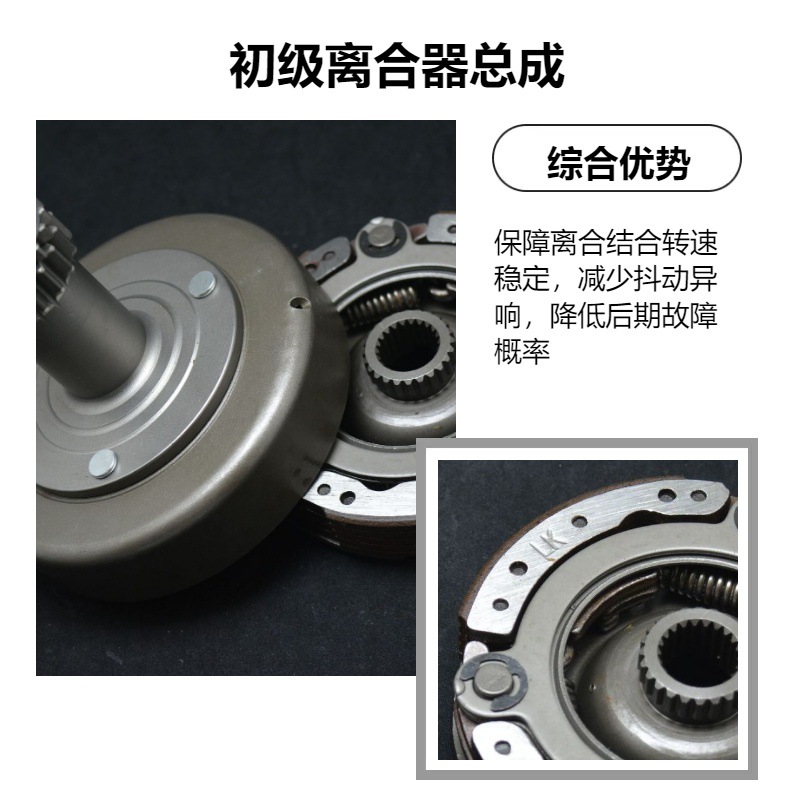 Cross-border factory suitable for Honda motorcycle BIZ125 T125 WAVE125 boot-type primary clutch assembly