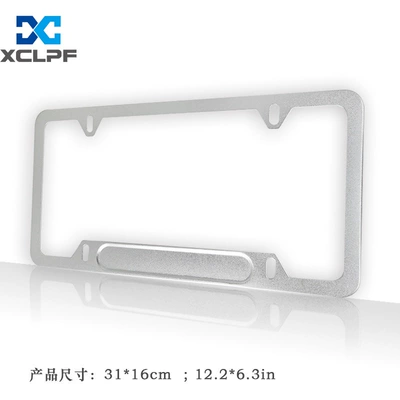 plate frame stainless steel aluminum: License plate holder/license plate holder