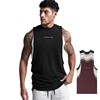 summer man Sports vest Europe and America Chaopai Large T-shirts Sleeveless T-shirt Hem Split ends waistcoat vest