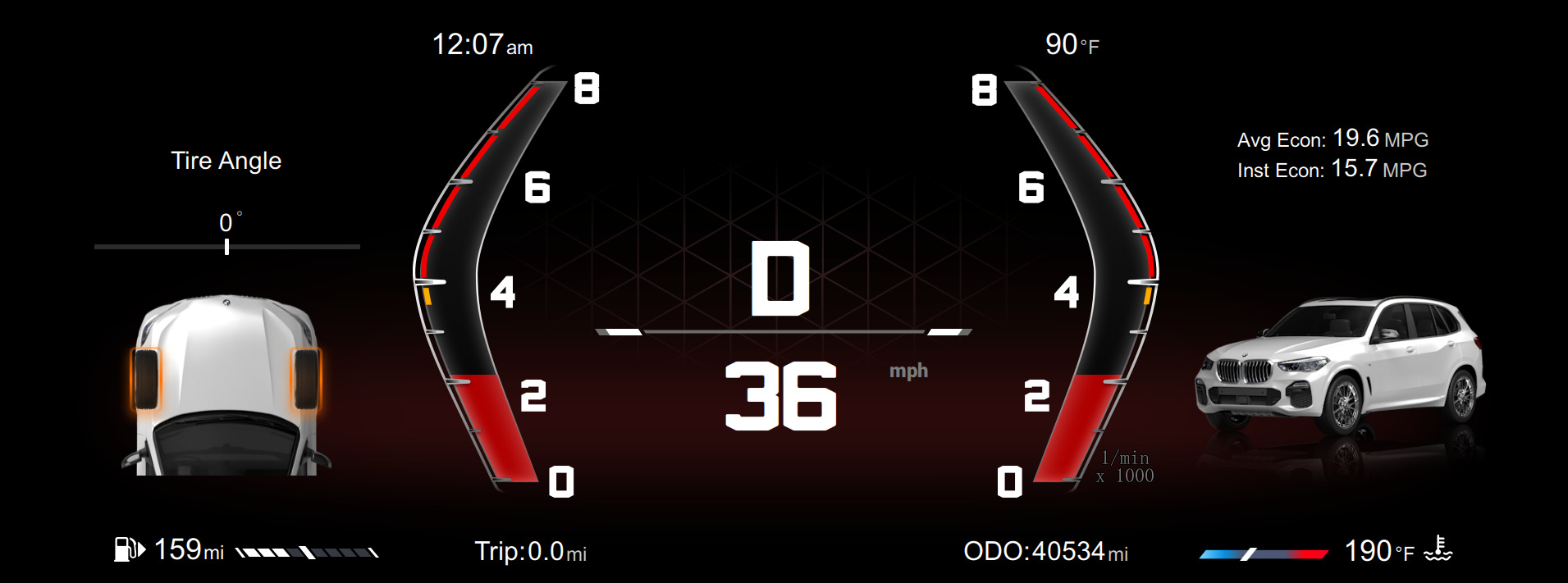 Suitable for Bmw E60/E70/E71, Old Bmw 5 Series, X5, X6, Modified and Upgraded Full Lcd Instrument Panel Virtual Cockpit