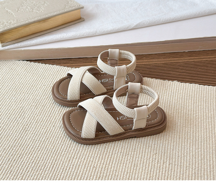 Flicksandaler med mjuk sula prinsess-stil strandskor_voghion.com