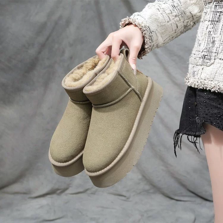 (Cross-border trading), winter boots platform, Korean style