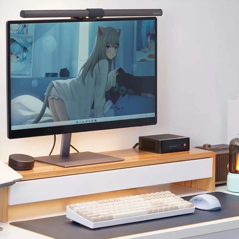 Aigo A100 Teclado mecánico inalámbrico Oficina e-sports juego eje amarillo eje verde Cableado Universal de dos colores keycap