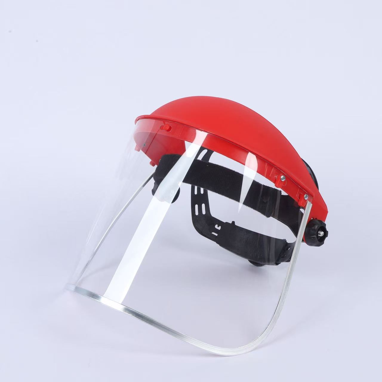 máscara de protección contra impactos máscara de protección contra salpicaduras de protección de la cabeza máscara de protección contra químicos casco de seguridad de aluminio máscara de soporte image 7