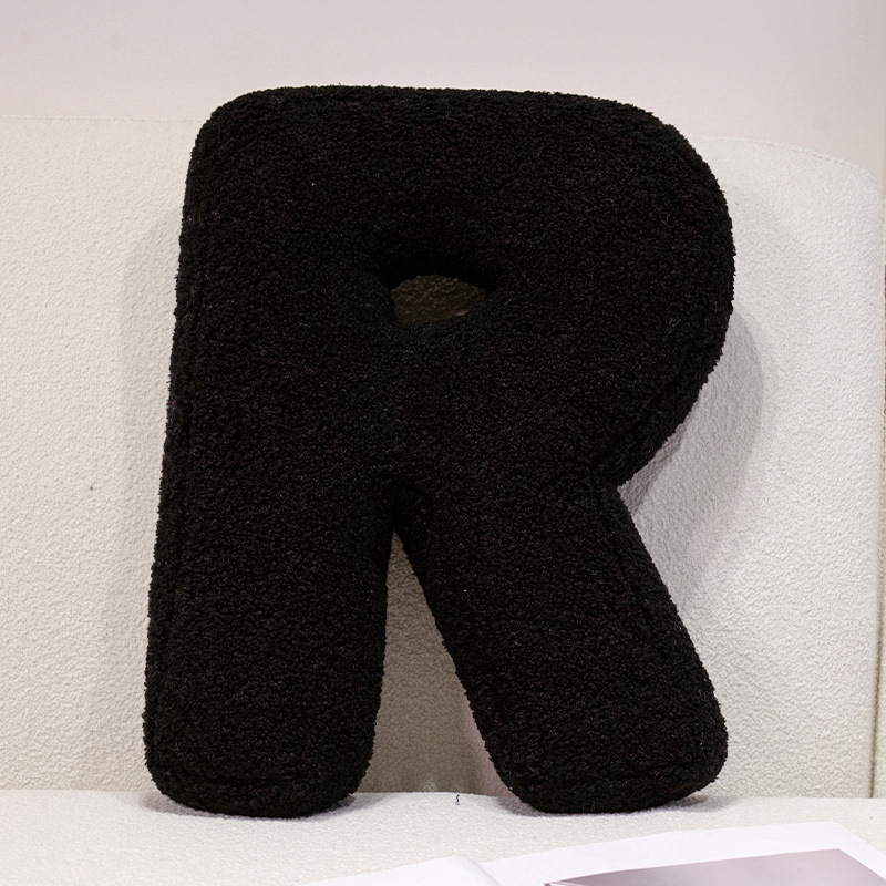 クリエイティブ DIY レター枕 26 英語アルファベットレッドラブコンビネーションソリッドカラー ABCD 装飾パーティードール|undefined